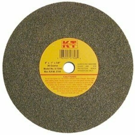 KT INDUSTRIES 5-7336 6x3/4 in. Bench Wheelcoarse 1985581